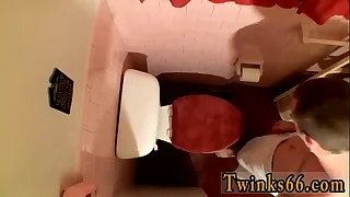 Gay porn Voyeurs love our bathroom peeing movies like this&comma; so we had